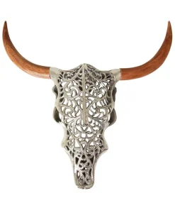 Tribal Bison Head Wall Art