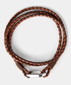 Triple Wrap Mix Leather Bracelet