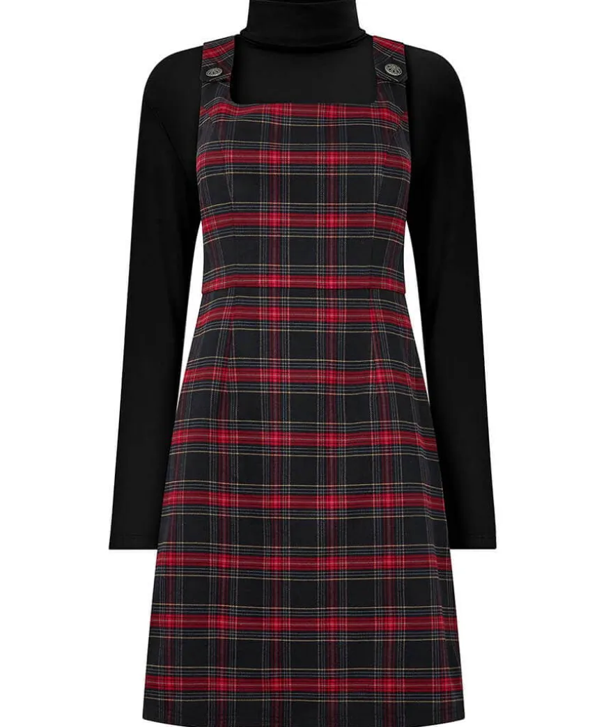 Trudy Check Pinafore