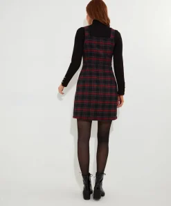 Trudy Check Pinafore