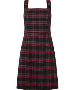 Trudy Check Pinafore