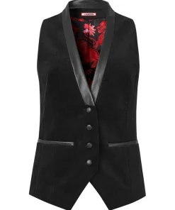 Ultimate Black Velvet Waistcoat