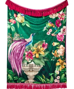 Victoriana Vibrant Reversible Throw