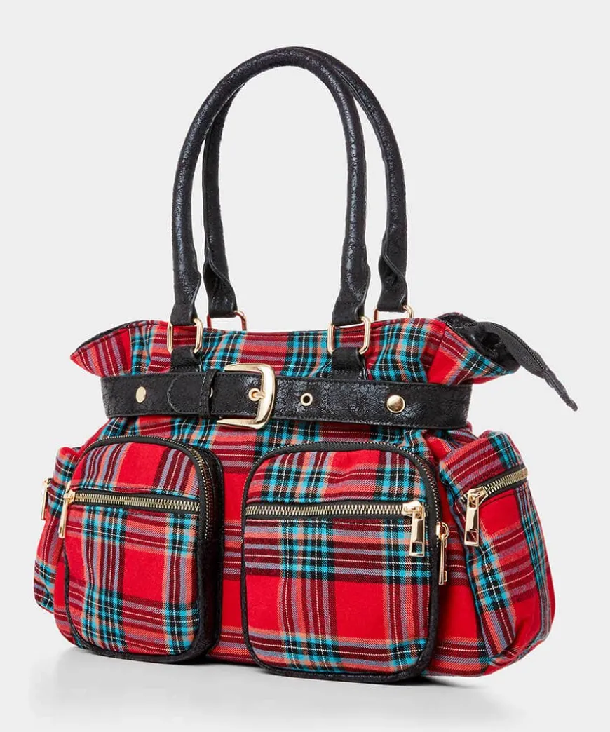 Vintage Alley Check Bag