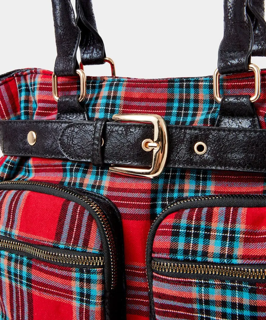 Vintage Alley Check Bag