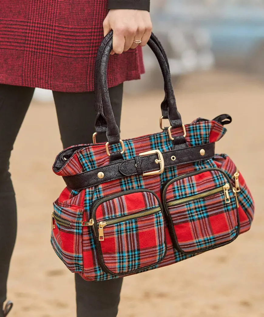 Vintage Alley Check Bag