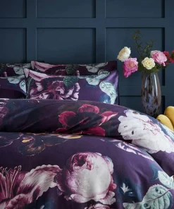 Violet Bloom 100% Cotton Duvet Set