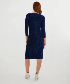 Vivian Stretch Velour Dress