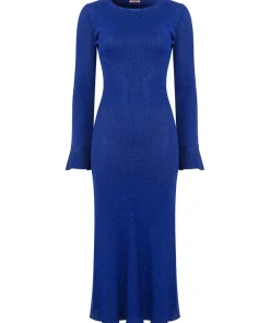Winter Sparkle Rib Knit Dress
