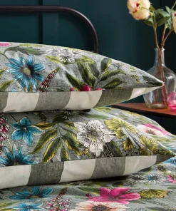 Wonderful Wildflower Cotton Slub Reversible Duvet Set