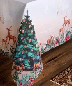 Wondrous Woodland Christmas Table Cloth
