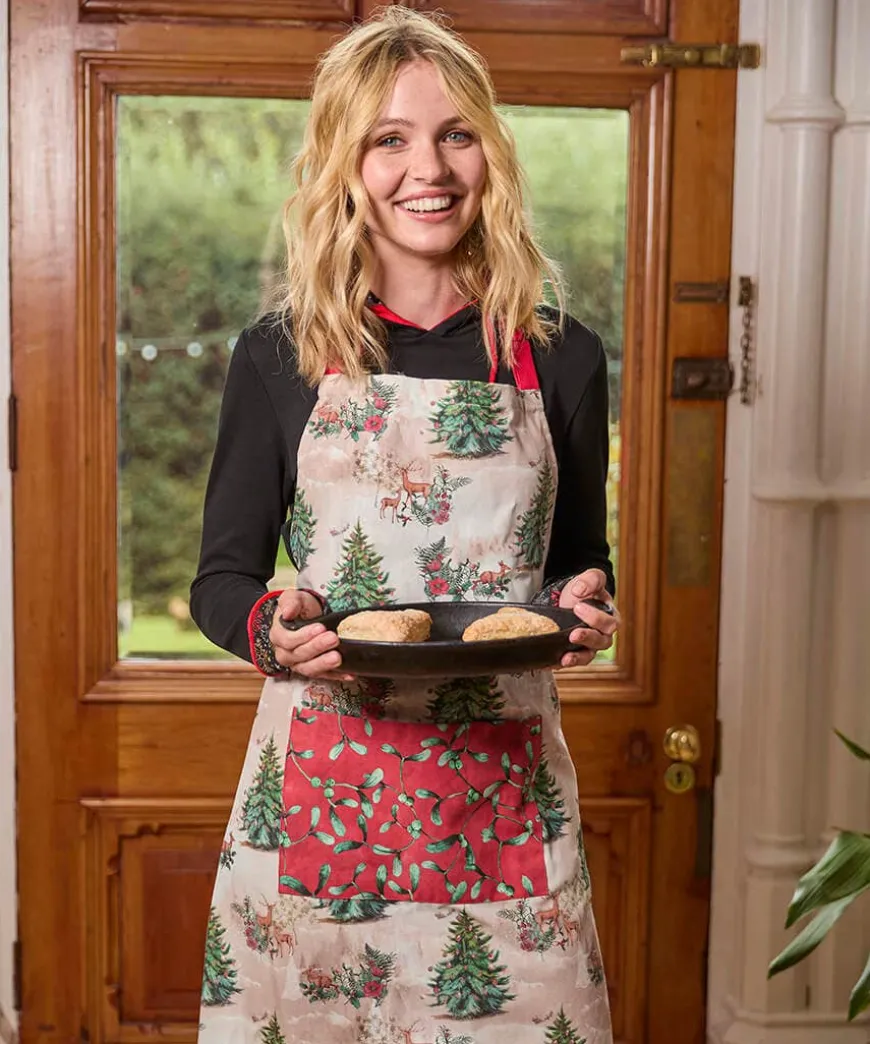 Wondrous Woodland Christmas Apron