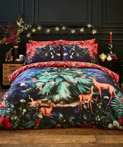 Wondrous Woodland Festive Reversible Duvet Set