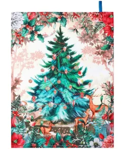 Wondrous Woodland Pack Of 3 Christmas Tea Towels