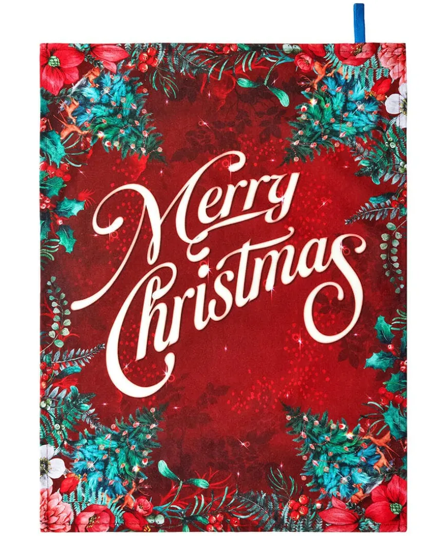 Wondrous Woodland Pack Of 3 Christmas Tea Towels