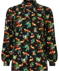 Woodland Wonder Jersey Print Top