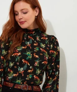 Woodland Wonder Jersey Print Top
